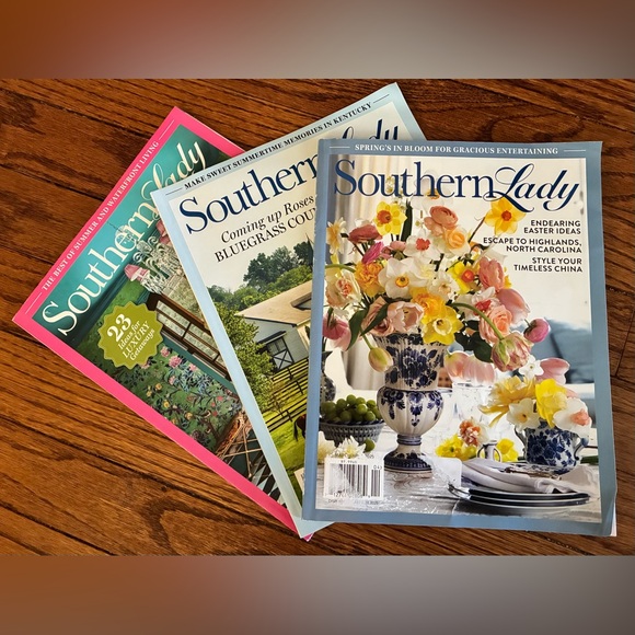 Southern Lady Other - Southern Lady Magazines - Blue, Pink, White Covers